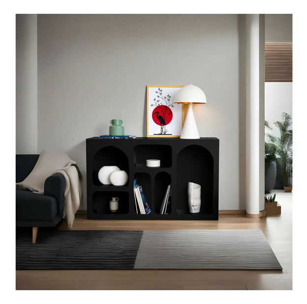 Regál Lotos 120 (čierna) 