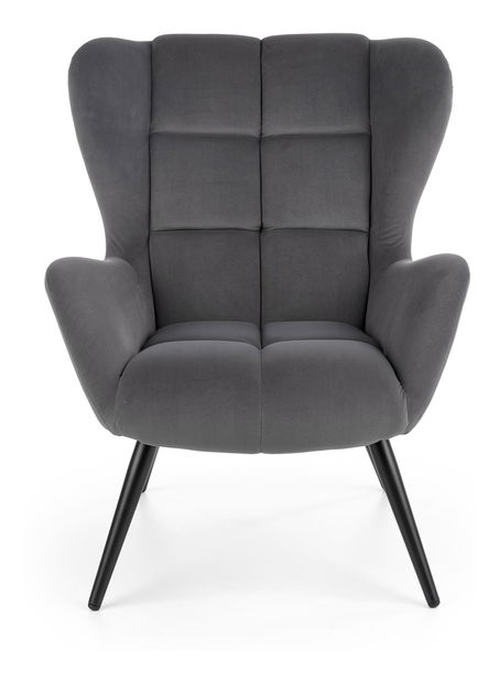 Relaxačné kreslo Tawanna (popolavá)