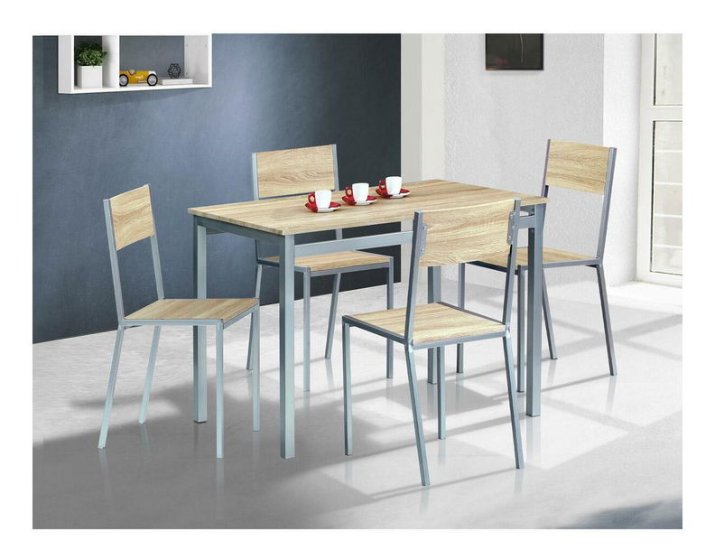 Blagovaonski set Hemos (hrast sonoma) (za 4 osobe)