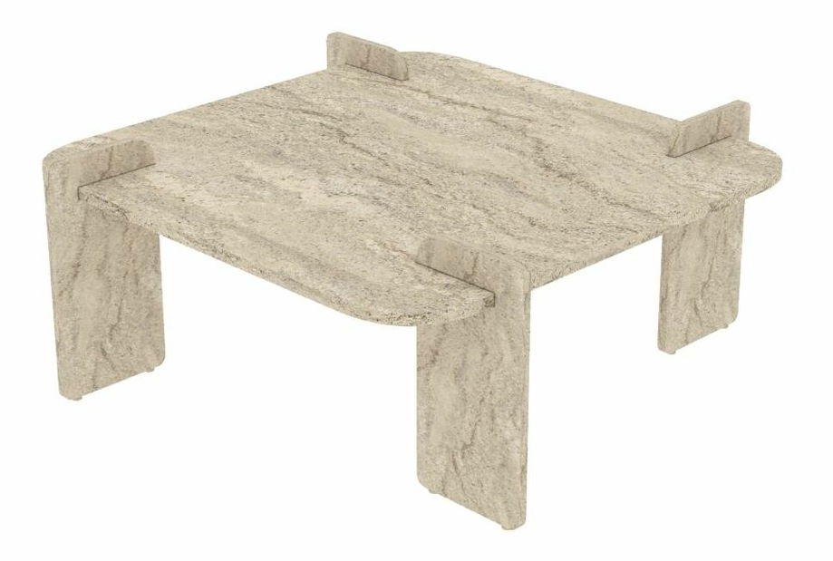 Konferenčný stolík Wolla (travertín)