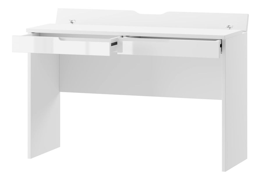 Toaletni stolić Sallosa 31 (bijela + bijeli sjaj)