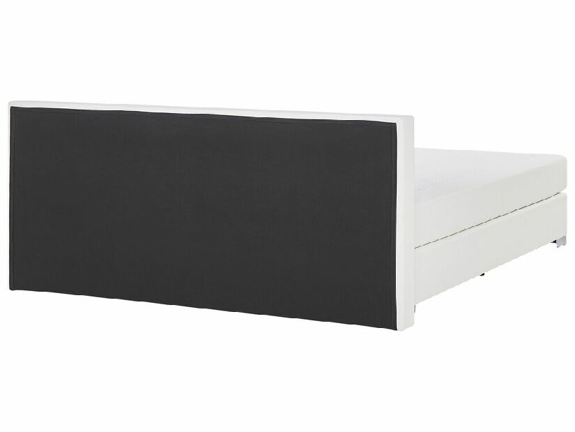 Manželská posteľ Boxspring 180 cm PREMIER (s matracmi) (biela)