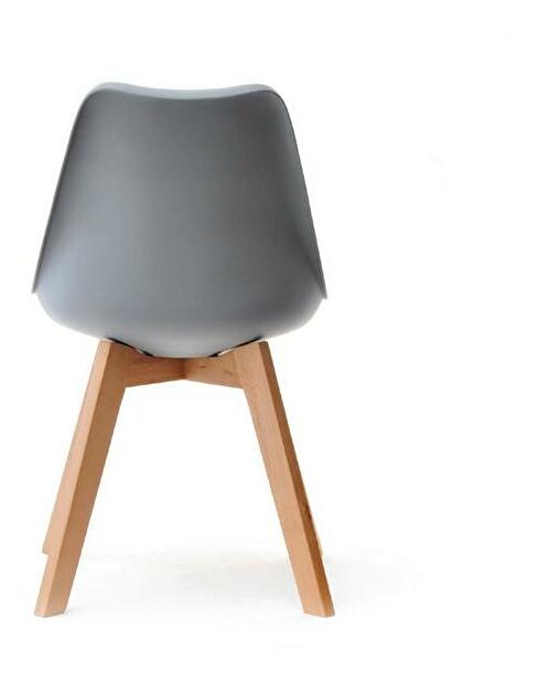Stolica Large Wood (siva + crna)