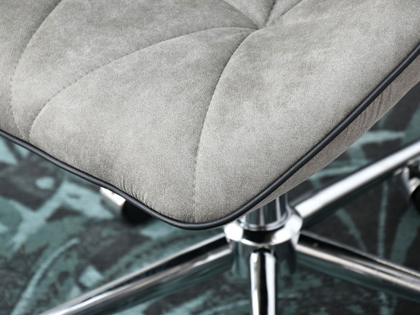 Kreslo Velma M (sivá + čierna)