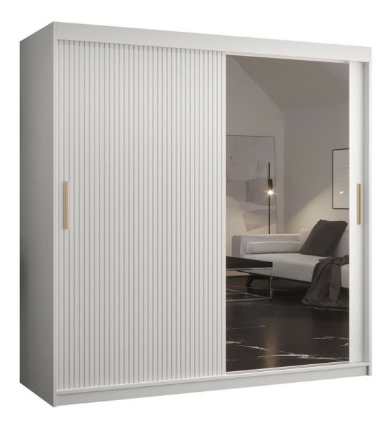 Ormar za garderobu 2 180 Tumba (crna)