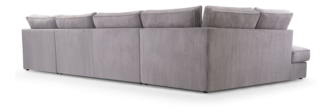 U alakú sarokkanapé Cabrio (szürke) (J)