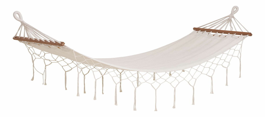 Hojdacia sieť Elarina (sivobiela)