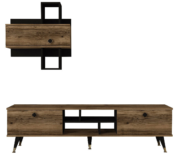 Mobilier living Selma (Lydia + Negru)