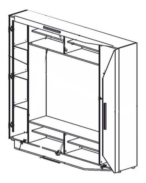 Obývacia stena Elvis (s osvetlením)