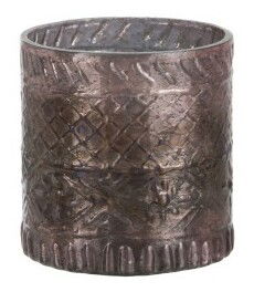 Svietnik Jolipa Na čajovú sviečku Gipsy Dreams (10x10x11cm) (Lososová)