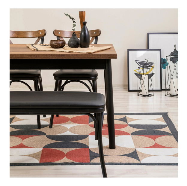 Jedálenský set Duvasa 13 (čierna) (pre 4 osoby)