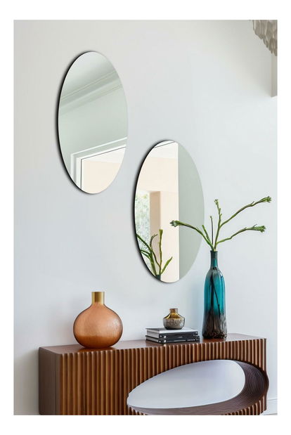 Set ogledala (2 kom.) Lesese 1 (srebrna)