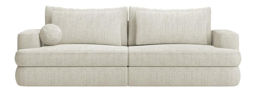 Pohovka trojsedačka Mello (béžovosivá + čierna)