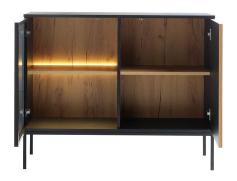 Nappali bútor Dernas I (grafit + wotan tölgy)