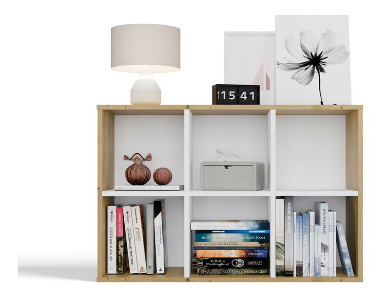 Raft Metros 1 (stejar artisan + alb)