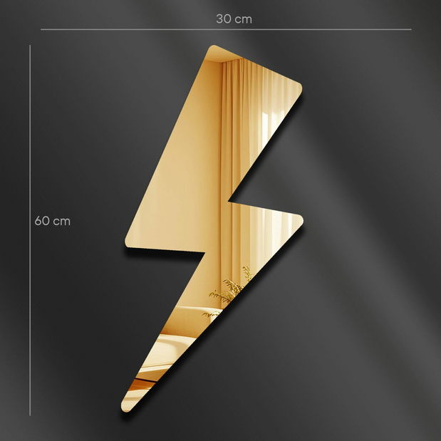 Zrkadlo Ozi 1 (zlatá)