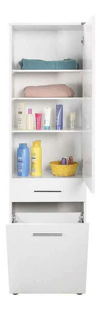 Visoki kupaonski ormarić Adorella 1 (bijela)