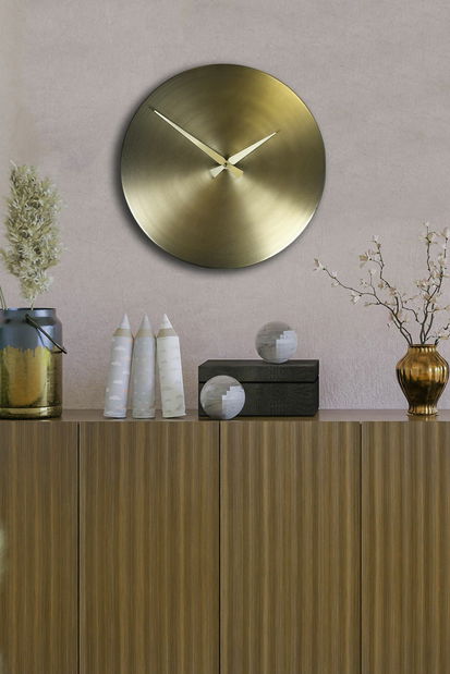 Nástenné hodiny Silve (zlatá)