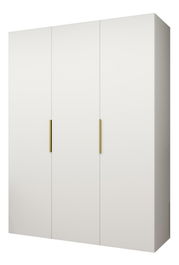 Ormar za garderobu 150 cm Mirabella 1 (bijela + zlatna)