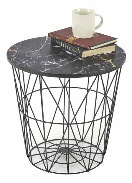 Dohányzóasztal Halley (fekete márvány)