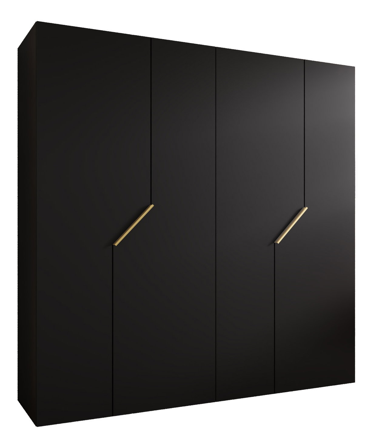 Szekrény Alaris 1 200 (fekete + arany)