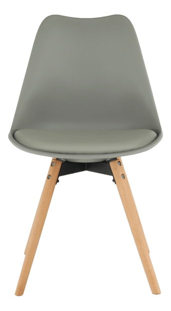 Scaun de sufragerie Samim (gri deschis + fag)