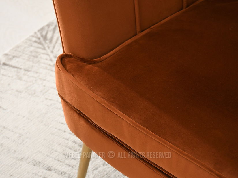 Sofa Etimee S (bakar + zlatna)