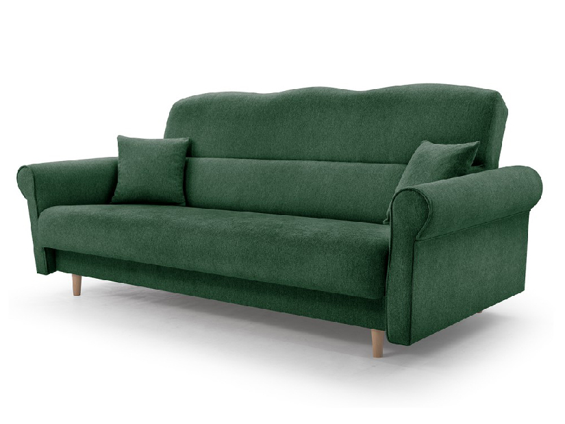 Canapea cu trei locuri Kallean (verde) *vânzare stoc