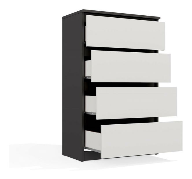 Komoda Musecalo 2 (antracit + biela)