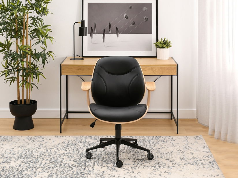 Kreslo Raynold (dub čierny + čierna)