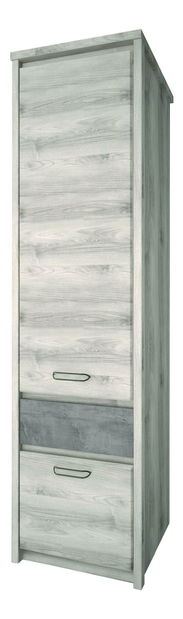 Polcos szekrény Japon (nairobi gesztenye + ónix)