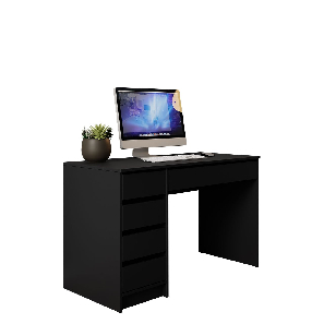 PC asztal Heranor (fekete) *bazár