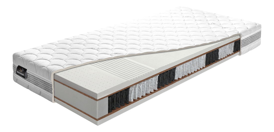 Taštičkový matrac Benab Latexo S1000 200x180 cm (T4/T3) *bazár