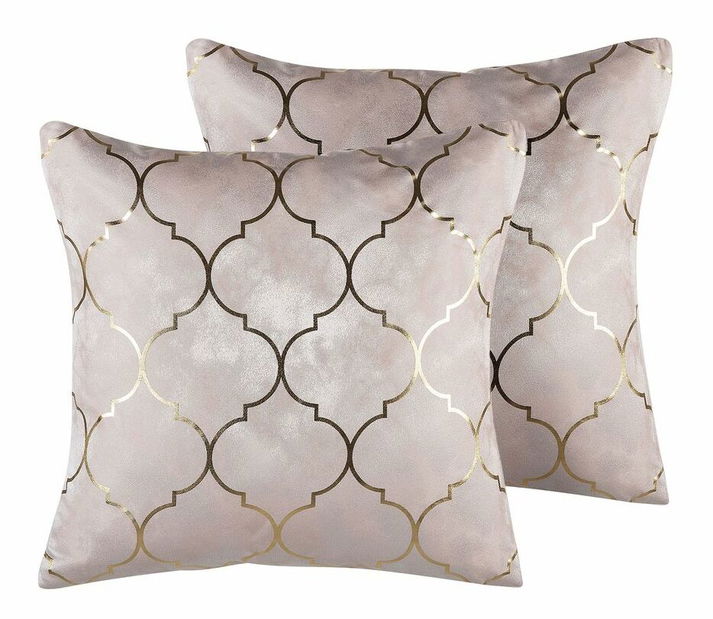 Set 2 ks. vankúšov 45x45 ANGONO (ružová)