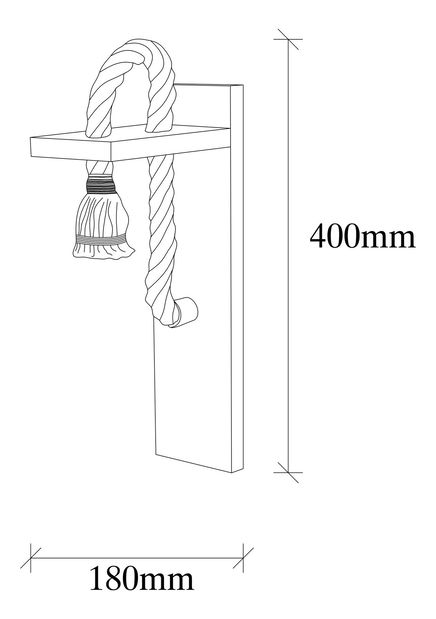 Zidna svjetiljka Erby 118