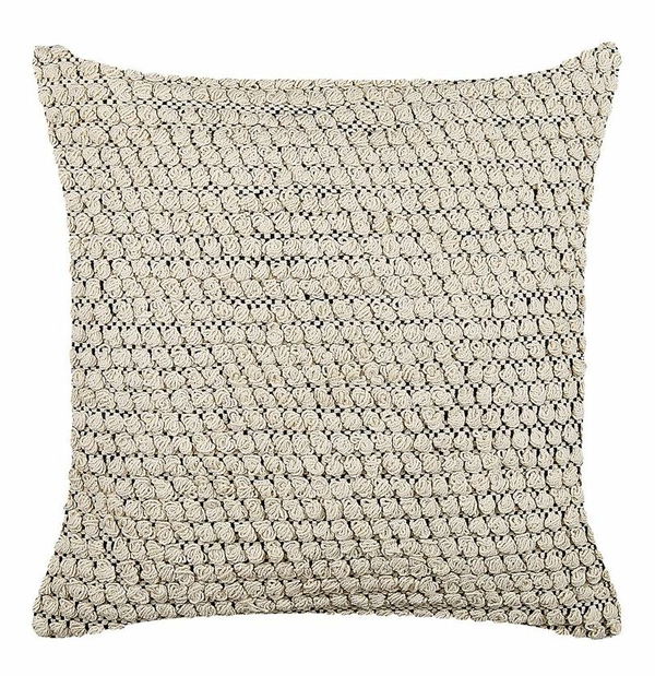 Sada 2 ozdobných vankúšov 45 x 45 cm How (béžová)