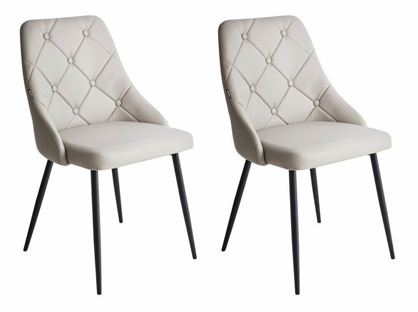 Set 2ks. jedálenských stoličiek Valero (svetlosivá)