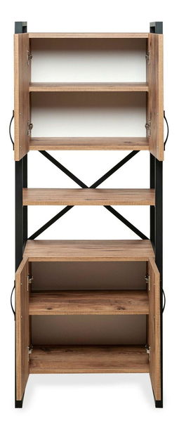 Skrinka Vubomi 1 (orech + čierna) 