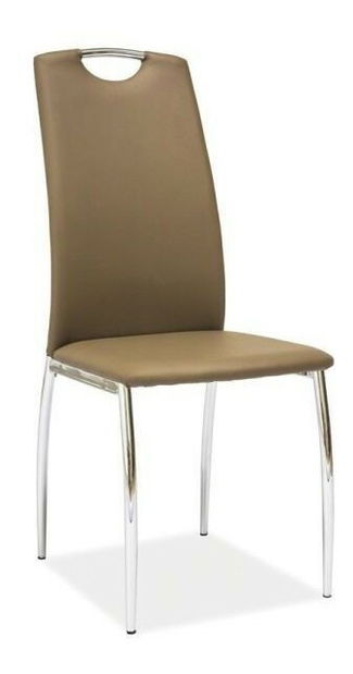 Jedálenská stolička H-622 (ekokoža hnedá)