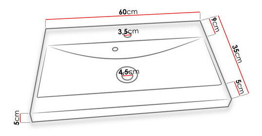 Umývadlo Umývadlo 35EV17 (bez sifónu) *výpredaj