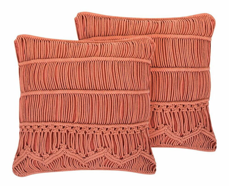 Set 2 buc. pernă 45x45 cm ARIA (portocaliu)