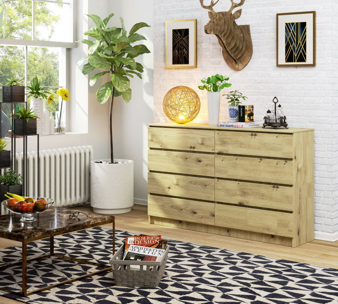 Komoda Koa IV (dub artisan)