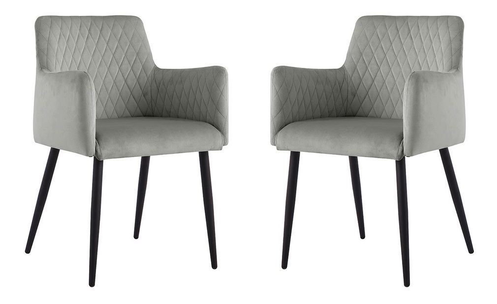 Két modern székből álló készlet Arlo -110 (MJh -39 Grey)