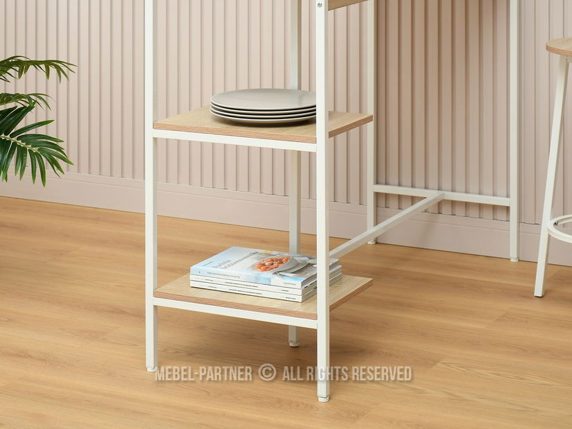 Barski set Everet (sonoma + bijela) (za 2 osobe)