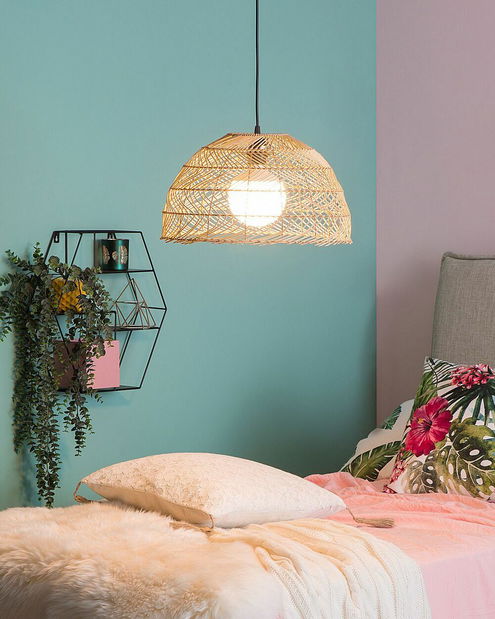 Függő lámpa Senegal (világosbarna)