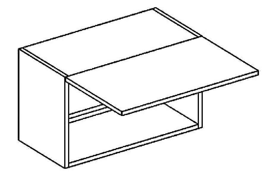 Horná kuchynská skrinka Moreno W60 nad digestor *výpredaj