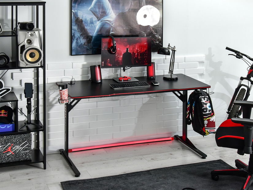 PC asztal Matts 140 (fekete)