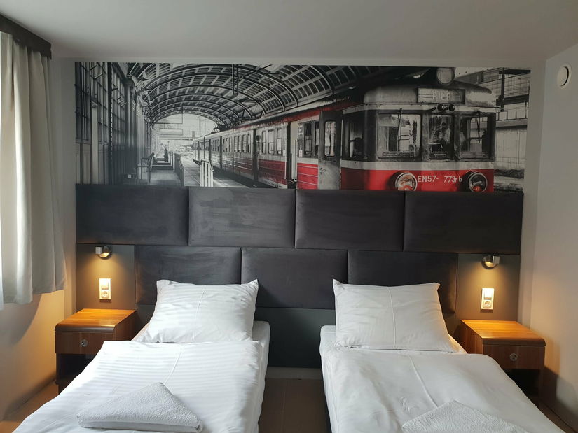 Panou tapițat Soundless 40x30 cm (albastru deschis)