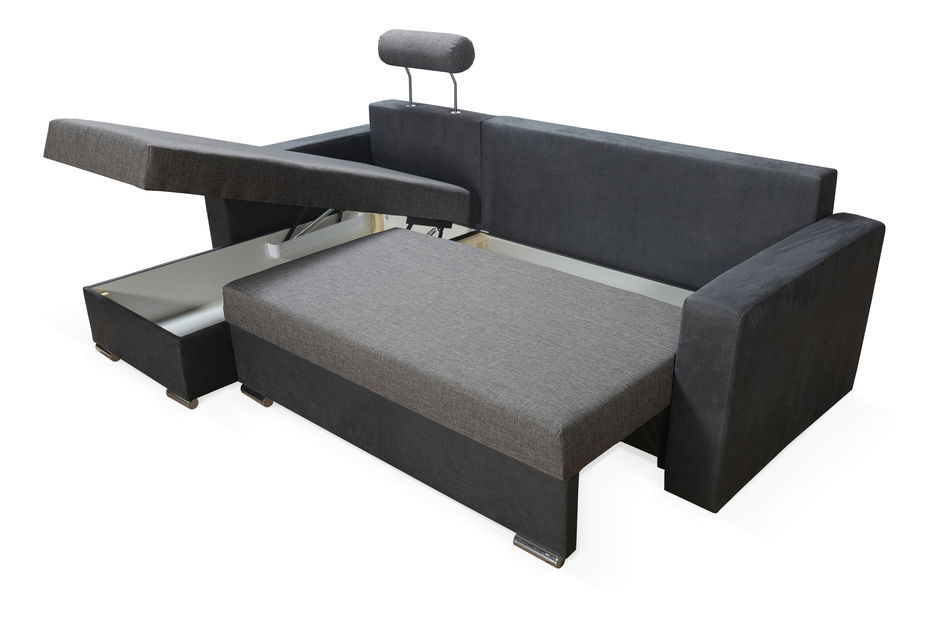 Sarokkanapé Maratto (barna + bézs) (B)