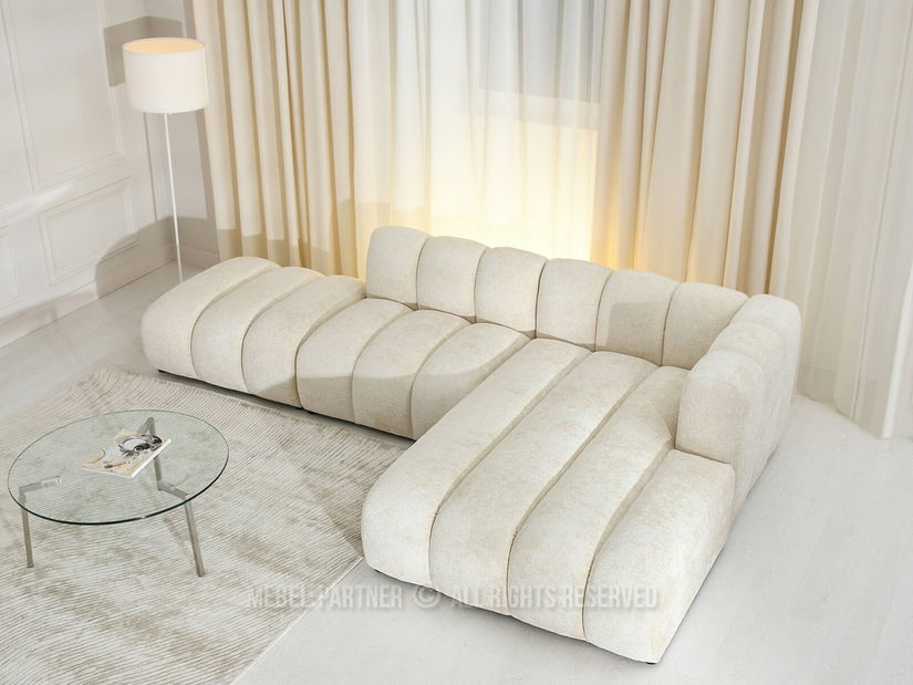 Sarokkanapé Organice (krém + fekete)